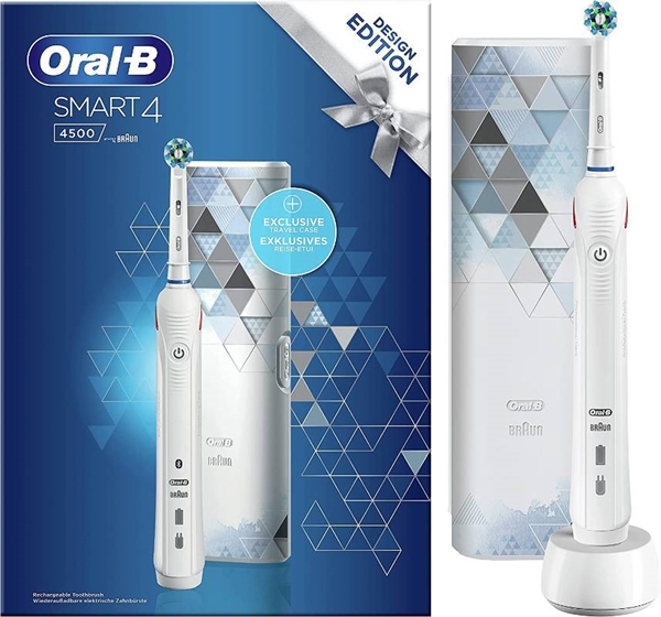 Braun Oral-B Smart 4 4500 Hvid | Design Edition