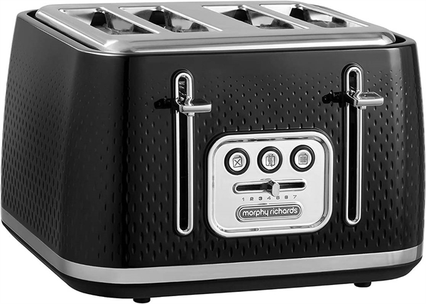 Morphy Richards Verve Brødrister 4 Slice - Sort