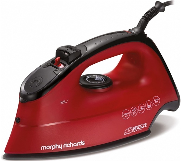 Morphy Richards Breeze Dampstrygejern Rød