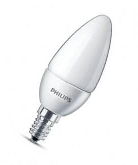 Philips LEDcandle E14 mat 1,7 Watt ( 15 Watt) | Pakke med 4 stk.
