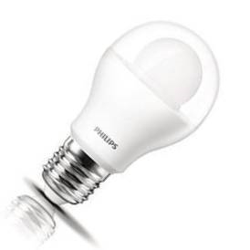 Philips LED pære 8W E27 A60 varmhvid Klar