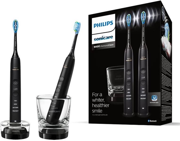 Philips Sonicare DiamondClean HX9914 Sort Duo