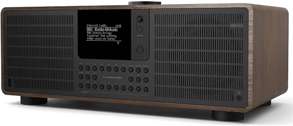 REVO SUPERSYSTEM  MUSIKSYSTEM WALNUT | BLACK ALU | 80 WATT