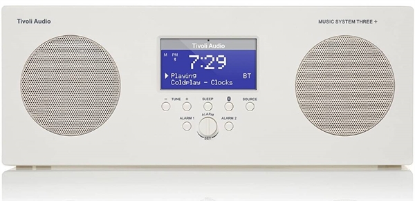 Tivoli Audio Music System Three+ Hvid | DAB & Bluetooth