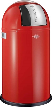 WESCO PUSHBOY 50L AFFALDSSPAND | RØD