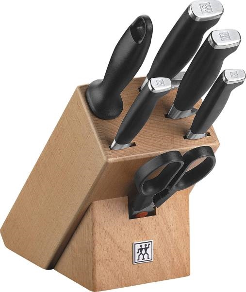 Zwilling Twin Four Star II Knivsæt med knivblok