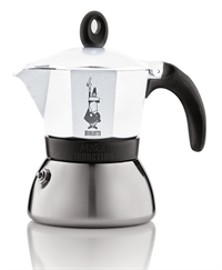 BIALETTI MOKA INDUKTION 3 KOPPERS HVID ESPRESSOKOGER