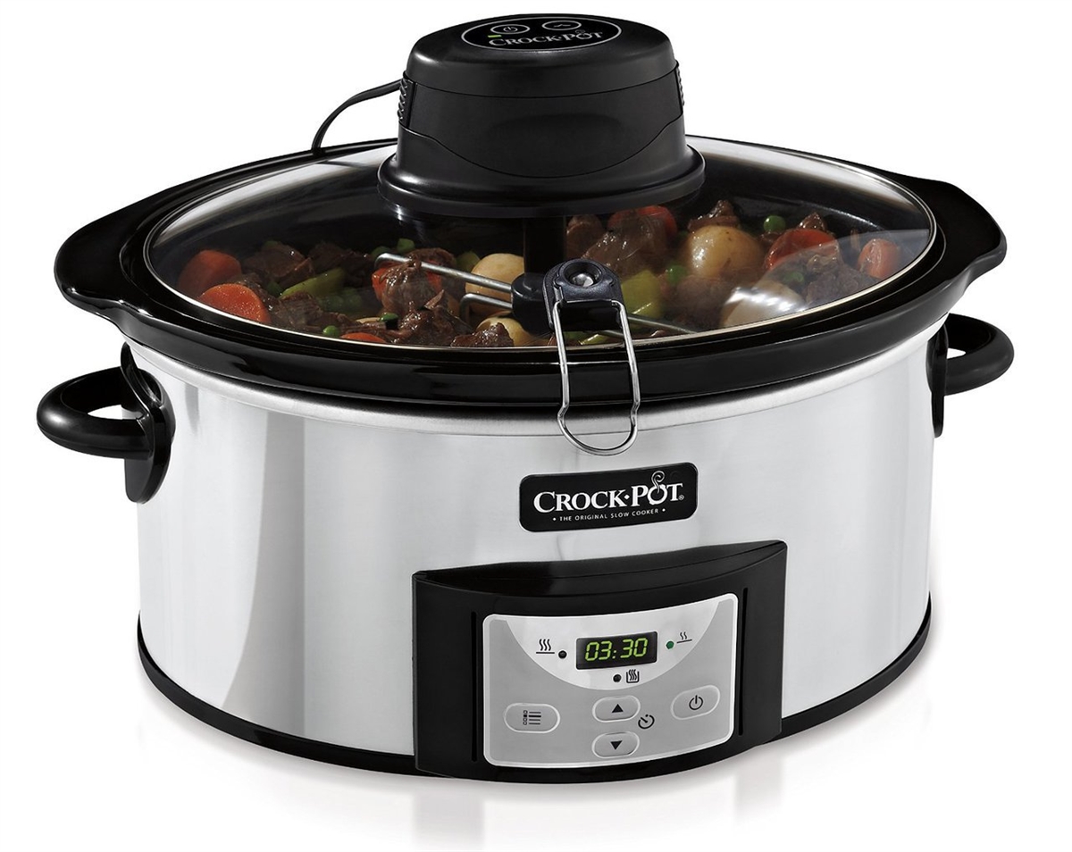 CROCKPOT AUTO STIR CSC012X SLOWCOOKER MED OMRØRINGSFUNKTION