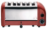 DUALIT 6 SLICE TOASTER CLASSIC RØD