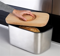 Joseph Joseph 100 Collection BRØDKASSE I STÅL & BIRKETRÆ