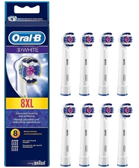 Oral-b 3d White EB18 - Pakke med 8 stk.